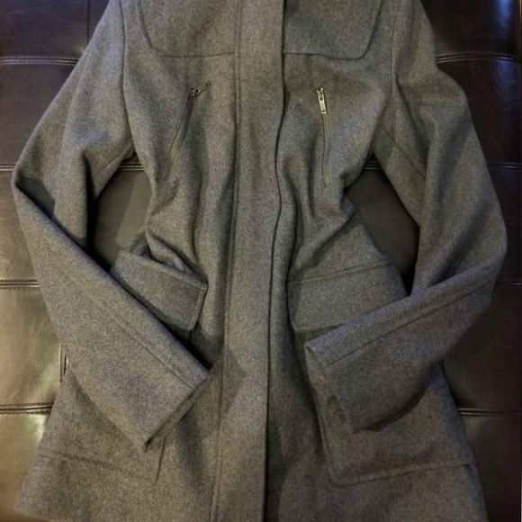 ❗Mrs. Maisel Style Gray Merona Coat Small❗ - Picture 3 of 6